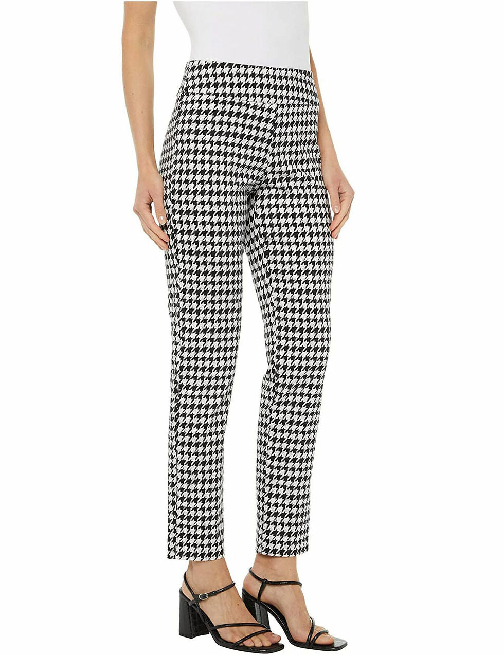 Krazy Larry Mini Houndstooth Pull on Pant