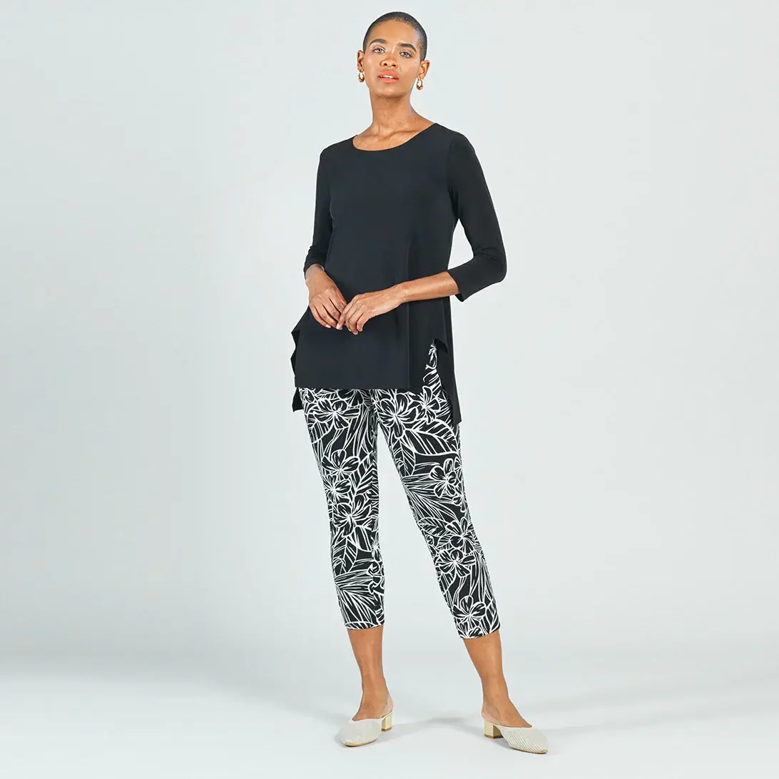 Clara Sunwoo Black Parachute Hem Tunic
