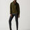 Miniatura: Joseph Ribkoff Olive & Black Cowl Neck Sweater