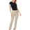 Miniatura: Krazy Larry Taupe Ivory Geometric Pull on Pants