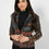 Thumbnail: Frank Lyman Black and Orange Woven Jacket