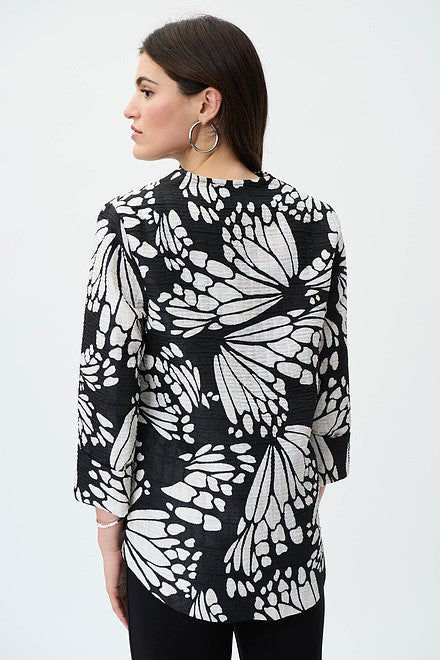 Thumbnail: Joseph Ribkoff Butterfly Print Jacket