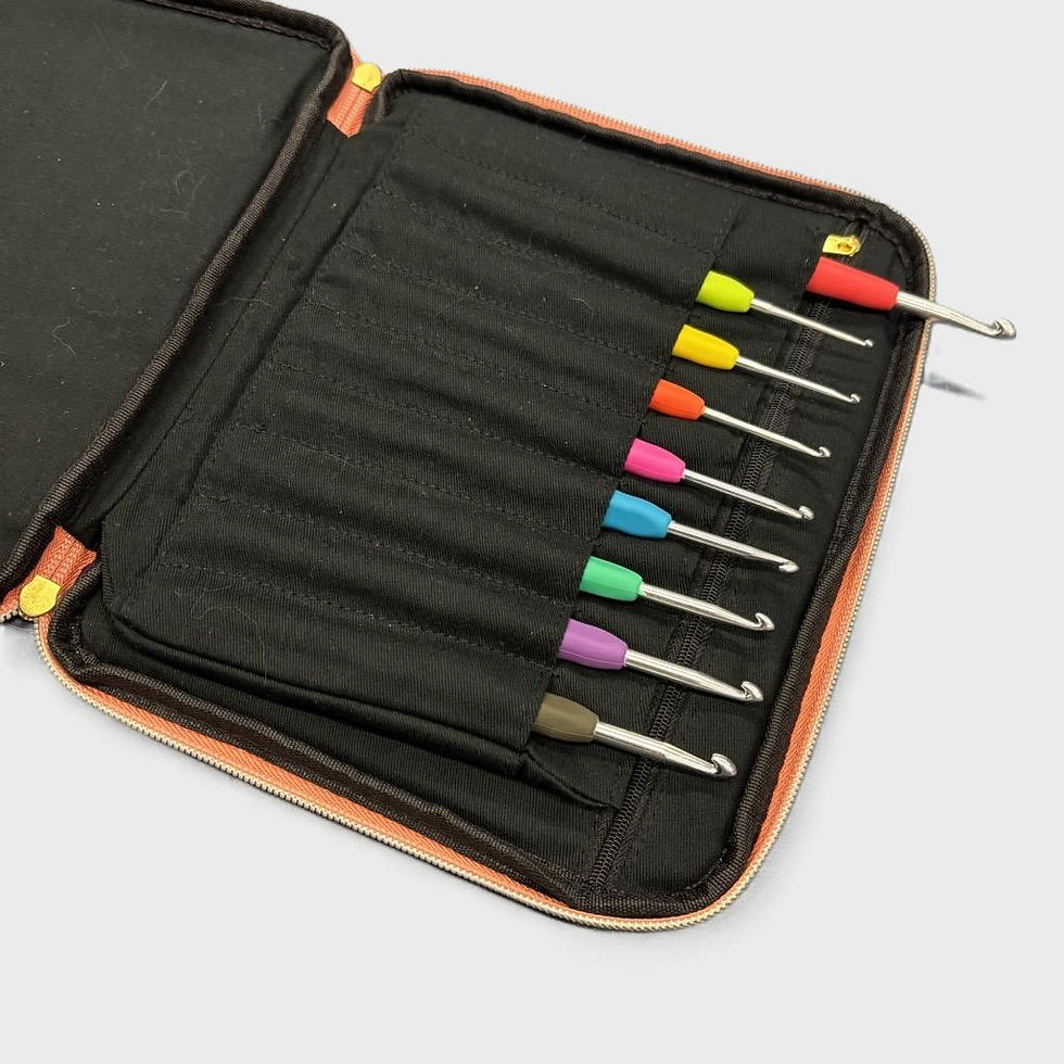 Crochet needle set.