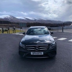 Mercedes E-Class for private guided tours of Scotland
