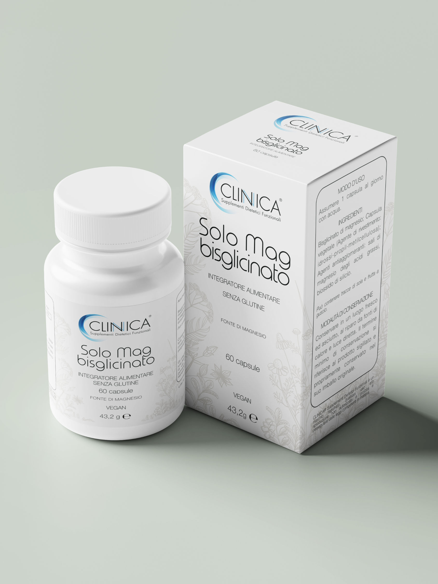 Solo Mag bisglicinato 60 capsule vegetali