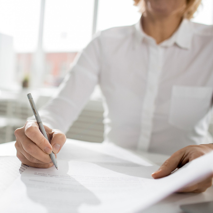 professionista scrive Integrazione personalizzata