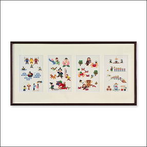 クロスステッチ額装