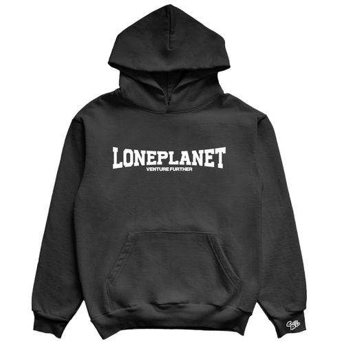 Endless Adventure Hoodie Black Lone Planet