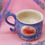 Thumbnail: Periwinkle Rose Pinky Up Mug