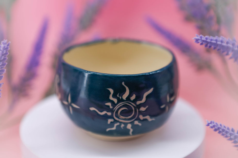 Peacock Sun and Moon Test Cup