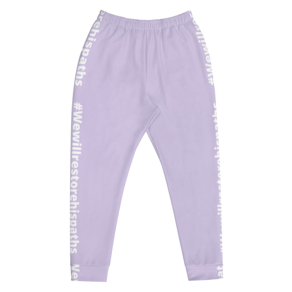 Ladies Joggers - #Wewillrestorehispaths (Lillac)