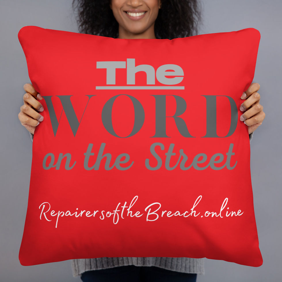 Thumbnail: Pillow - #Wewillrestorehispaths