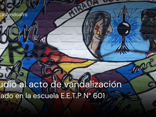 Repudio al acto de vandalismo