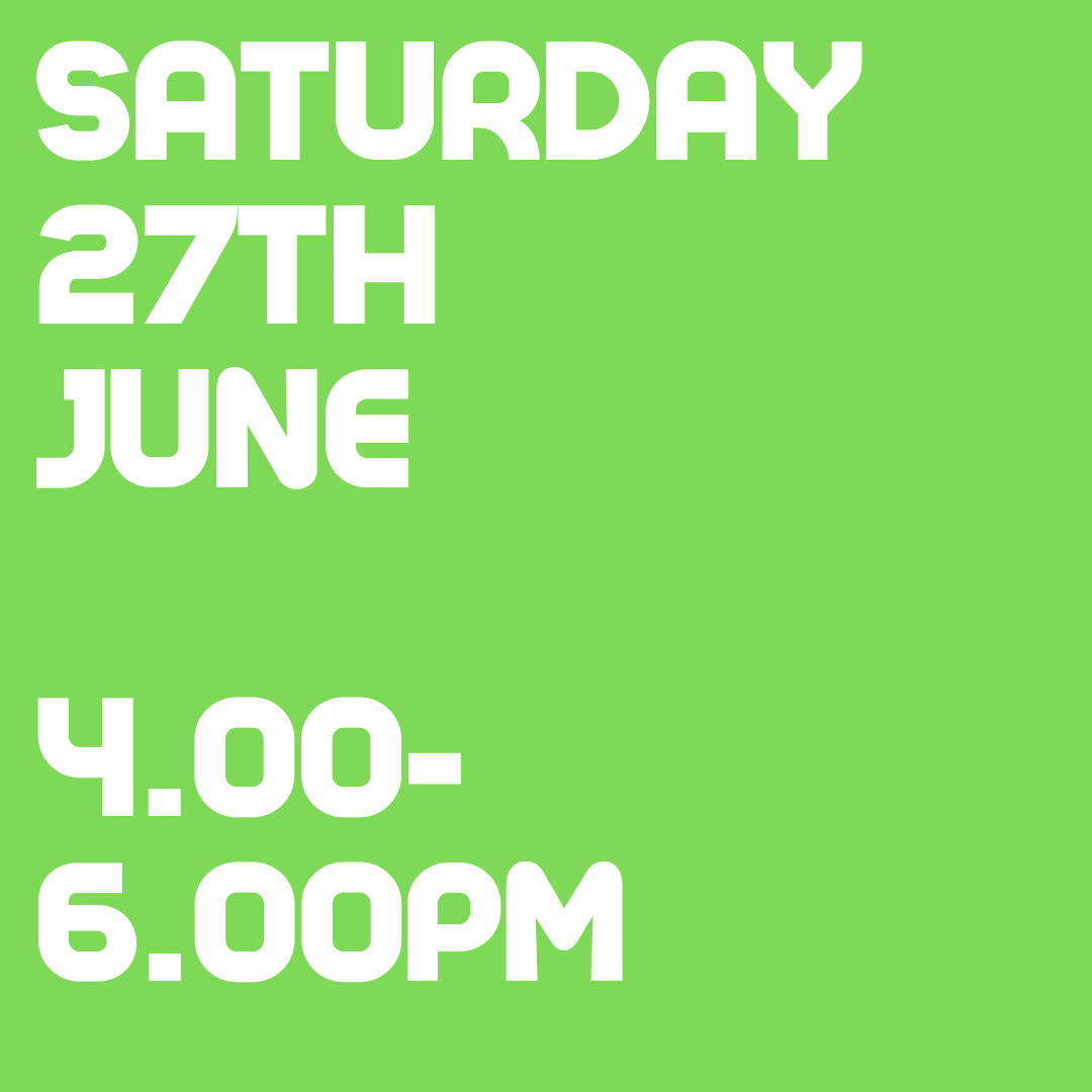 GRAFFITI ART CLASS 4-6PM SAT 27TH JUNE (16 spots) 27 BOLD ST