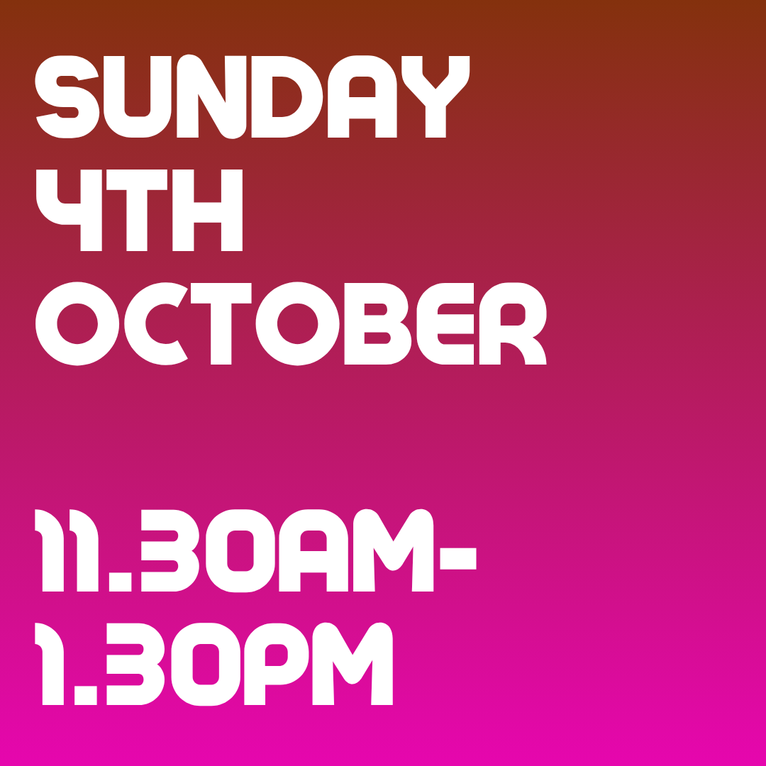 GRAFFITI ART CLASS 11.30am-1.30pm SUN 4TH OCT. (18 spots) 27 BOLD ST
