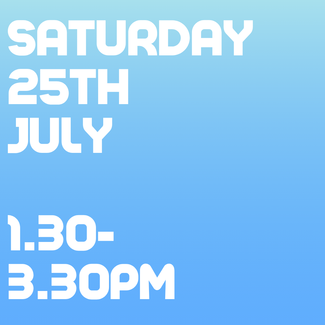 GRAFFITI ART CLASS 1.30-3.30PM SAT 25TH JULY (16 spots) 27 BOLD ST