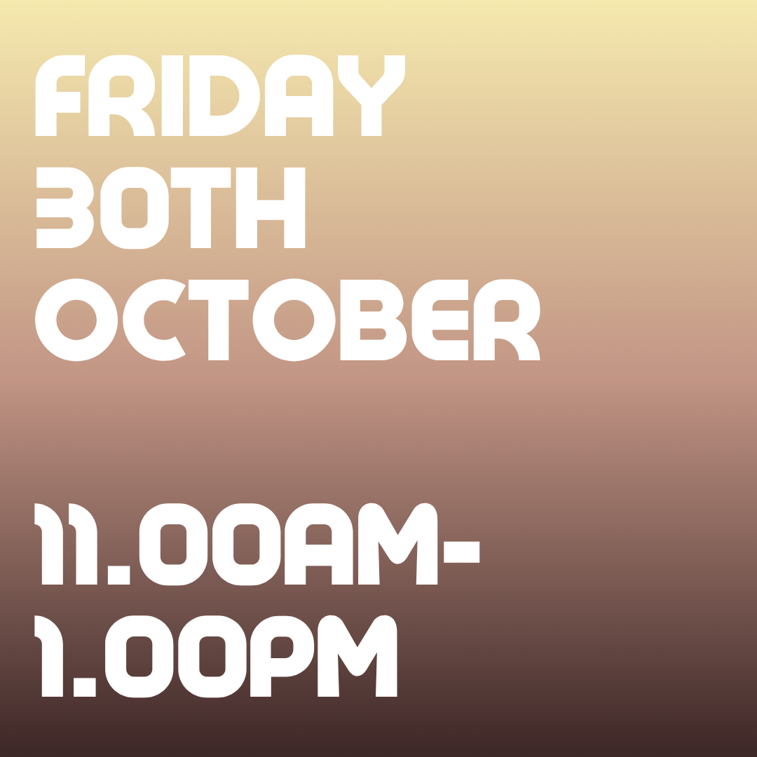 GRAFFITI ART CLASS 11.00AM-1.00PM FRI 30TH OCT. (18 spots) 27 BOLD ST