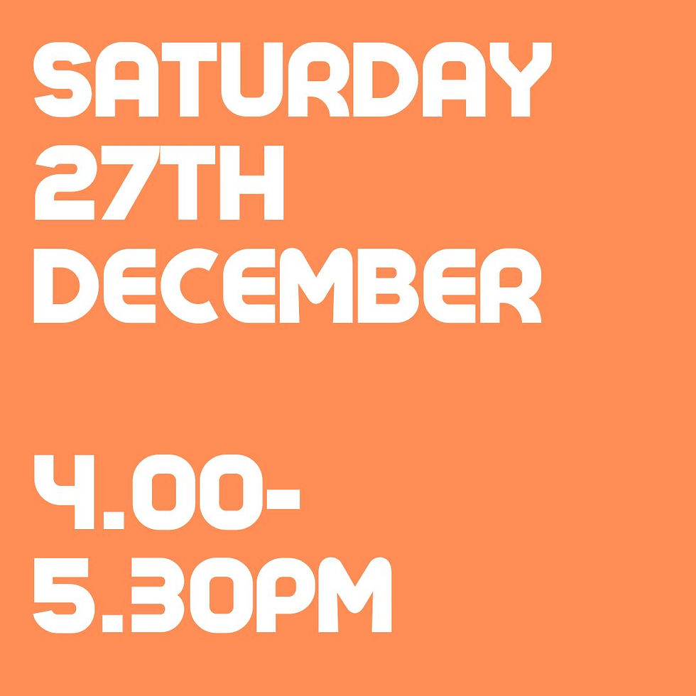 GRAFFITI ART PARTY. 4.00-5.30PM SAT 27TH DEC. 27 BOLD ST