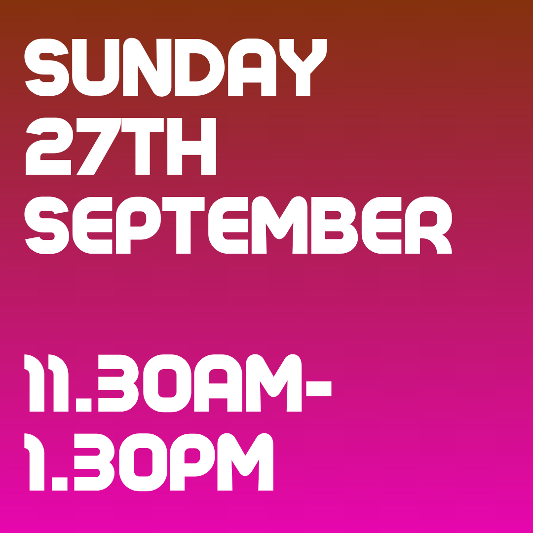 GRAFFITI ART CLASS 11.30am-1.30pm SUN 27TH SEPT ( 18 spots) 27 BOLD ST