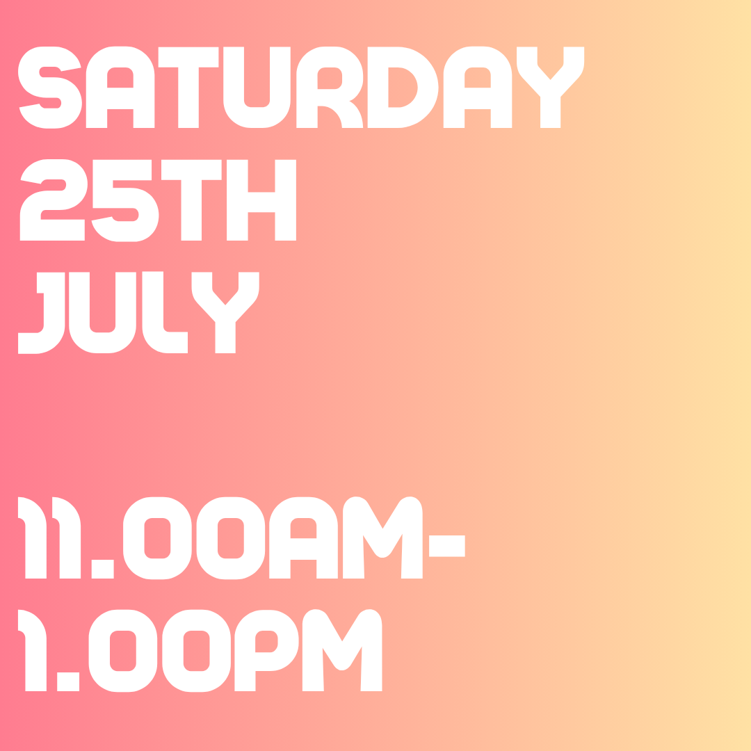 GRAFFITI ART CLASS 11AM-1PM SAT 25TH JULY (16 spots) 27 BOLD ST