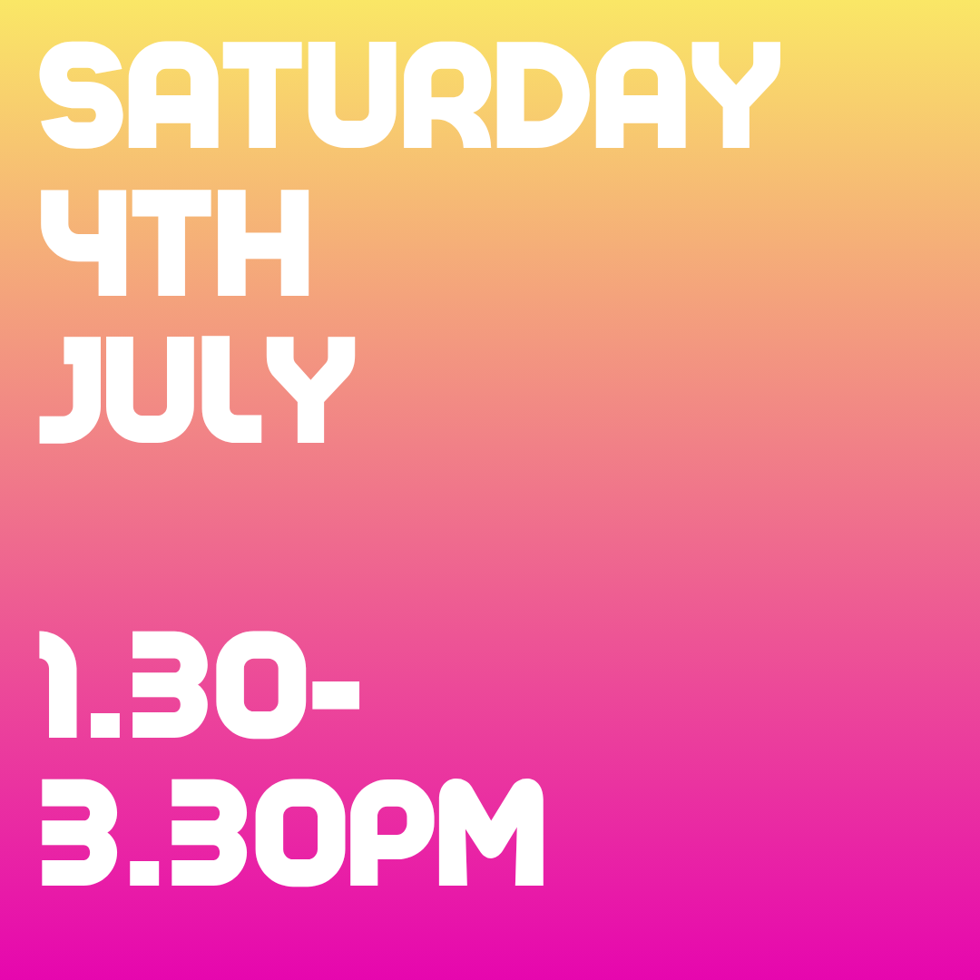 GRAFFITI ART CLASS 1.30-3.30PM SAT 4TH JULY. (16 spots) 27 BOLD ST