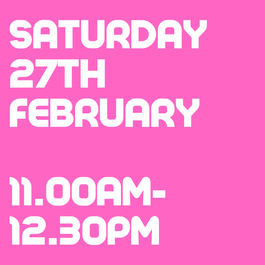 GRAFFITI ART PARTY. 11AM-12.30PM SAT 27TH FEB. 27 BOLD ST
