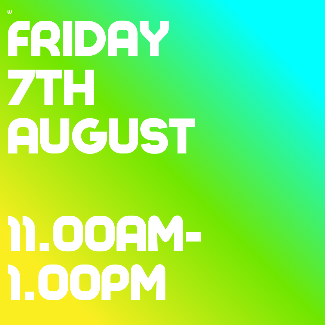 GRAFFITI ART CLASS 11.00AM-1.00PM FRI 7TH AUG (16 spots) 27 BOLD ST