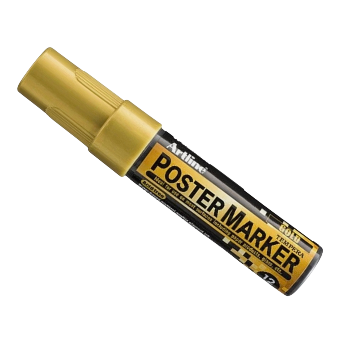 ARTLINE POSTER ACRYLIC PAINT MARKER. 122MM GOLD