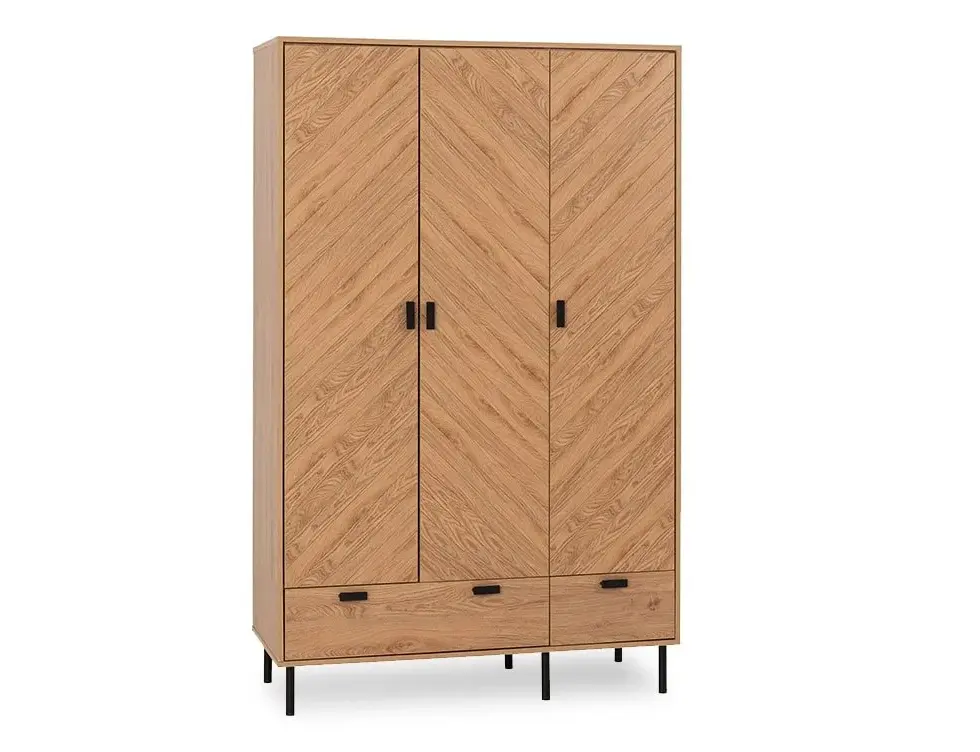 Leon 3 Door 2 Drawer Wardrobe