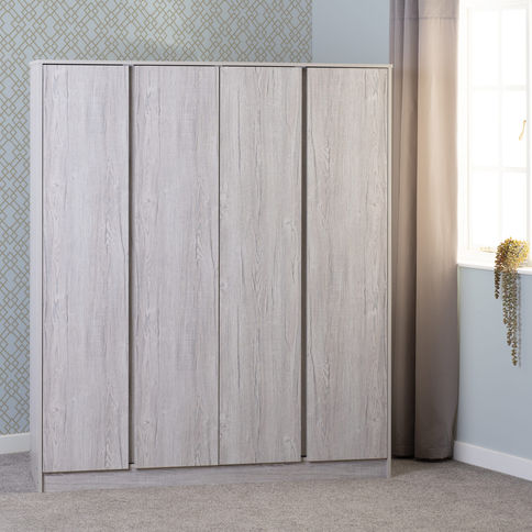 Malvern 4 Door Wardrobe