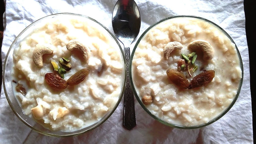 Rice Pudding (Payesh)