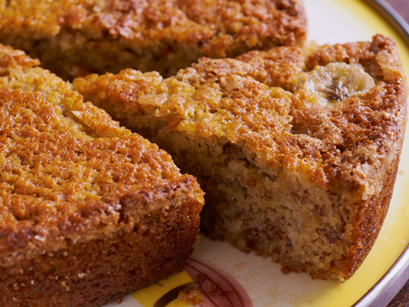 Bolo de Banana SEM Açúcar