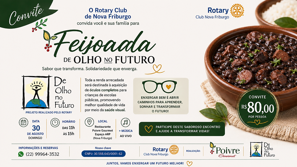 FEIJOADA DE OLHO NO FUTURO
