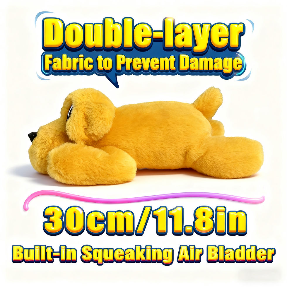 Thumbnail: Interactive Soothing Plush Toy for Pets: Double-Layered, Tear-Resistant, Washabl