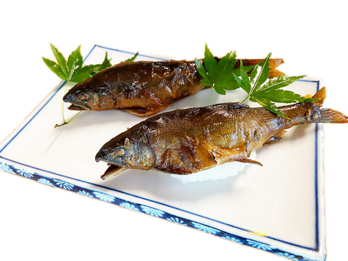 江戸前の旬のアユの山椒炊き ３匹 森田城やなショッピングサイト