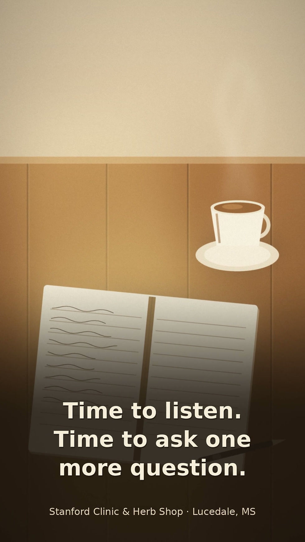 Time is treatment — Stanford Clinic Lucedale