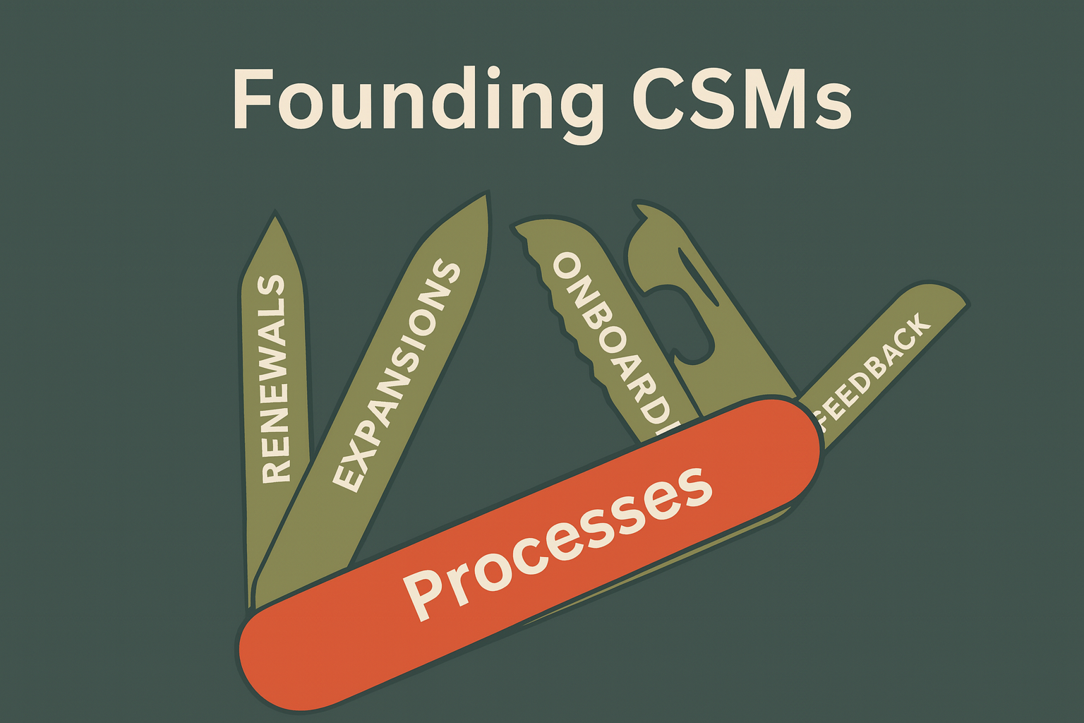 Founding CSMs owning renewals, process development, onboarding and product feedback.