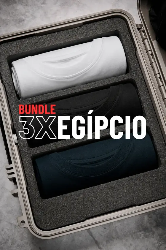 Bundle 3x camisetas egípcio — melhor qualidade, Enclave