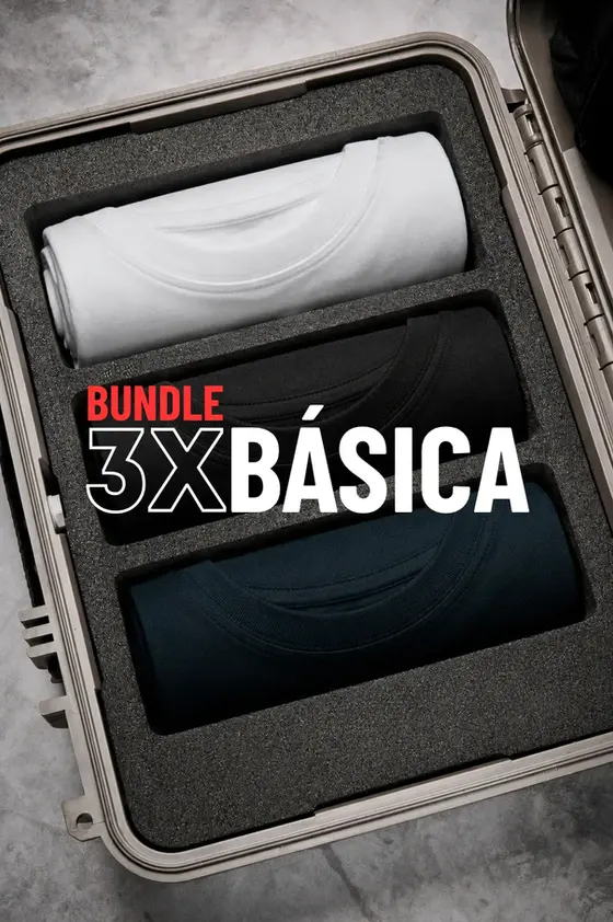 Bundle 3x camisetas básicas — melhor custo benefício, Enclave