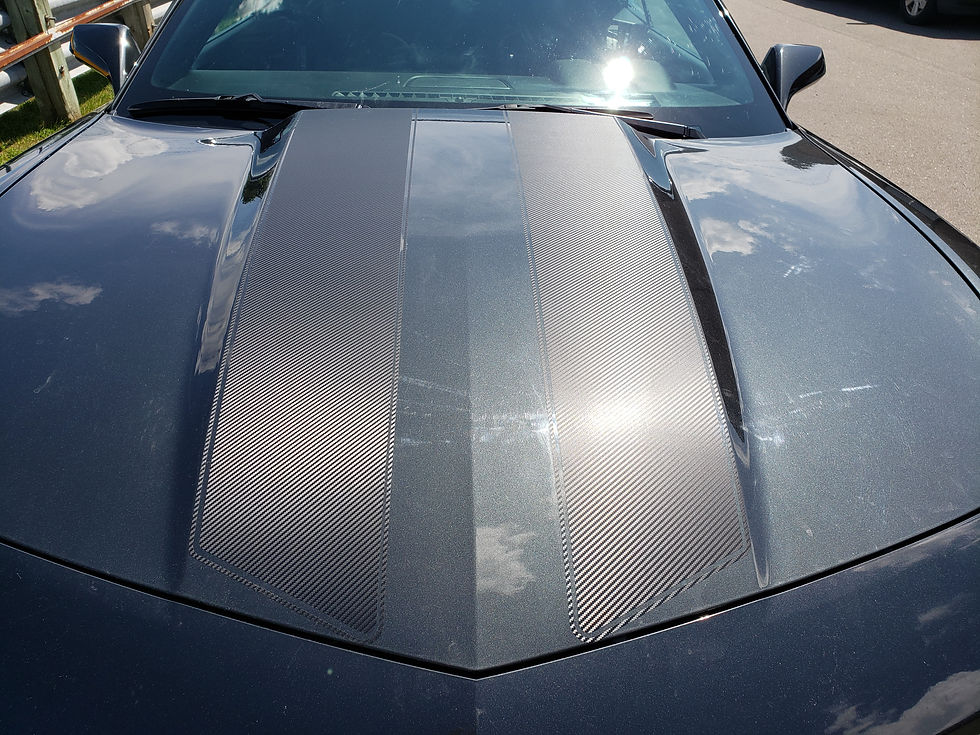 Vehicle Graphics - Car Hood - Stripes