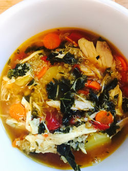 Chicken Veg Quinoa Soup