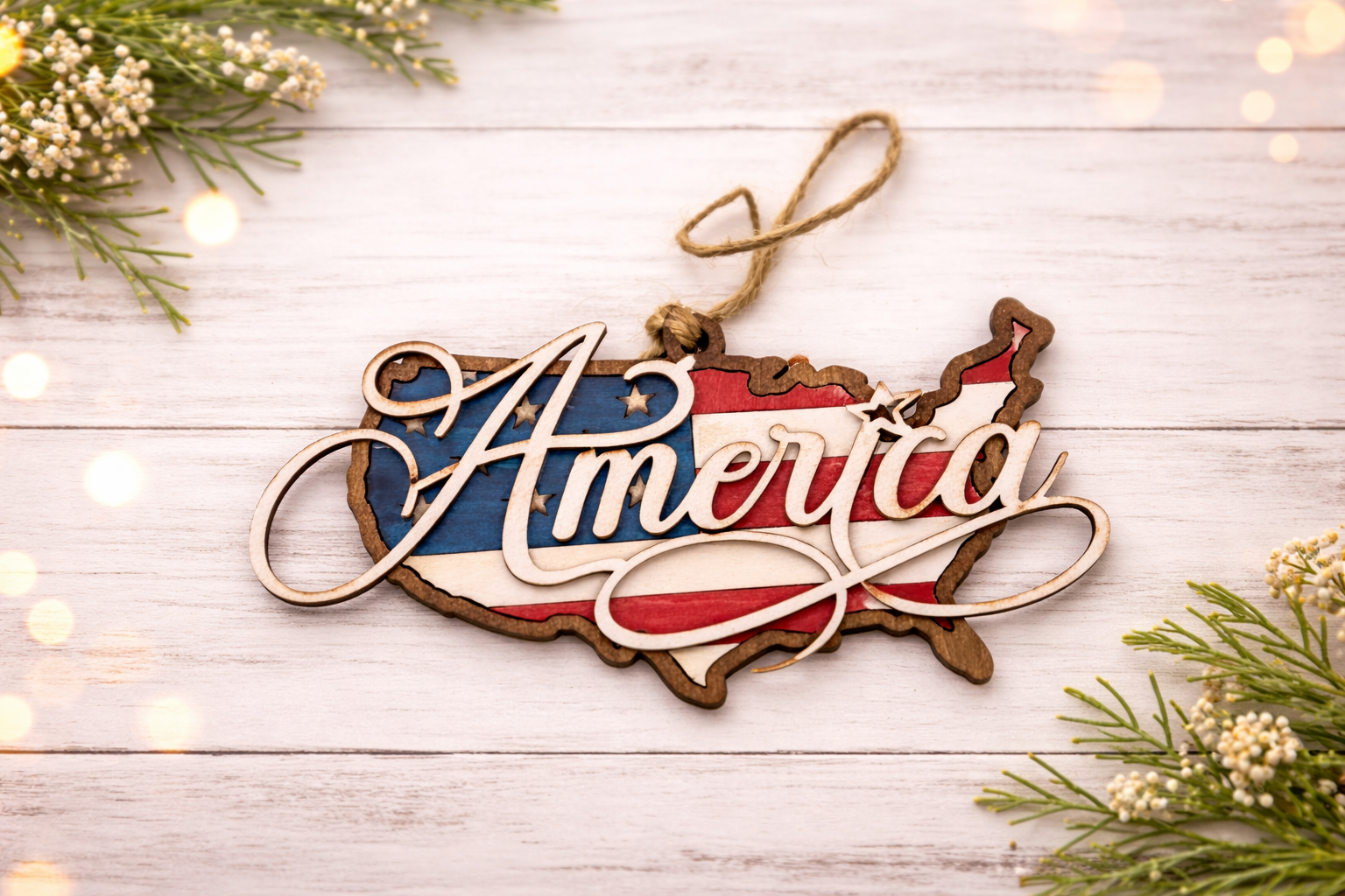 America Ornament or Magnet