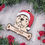 Thumbnail: Santa Dog Ornament (P-W)