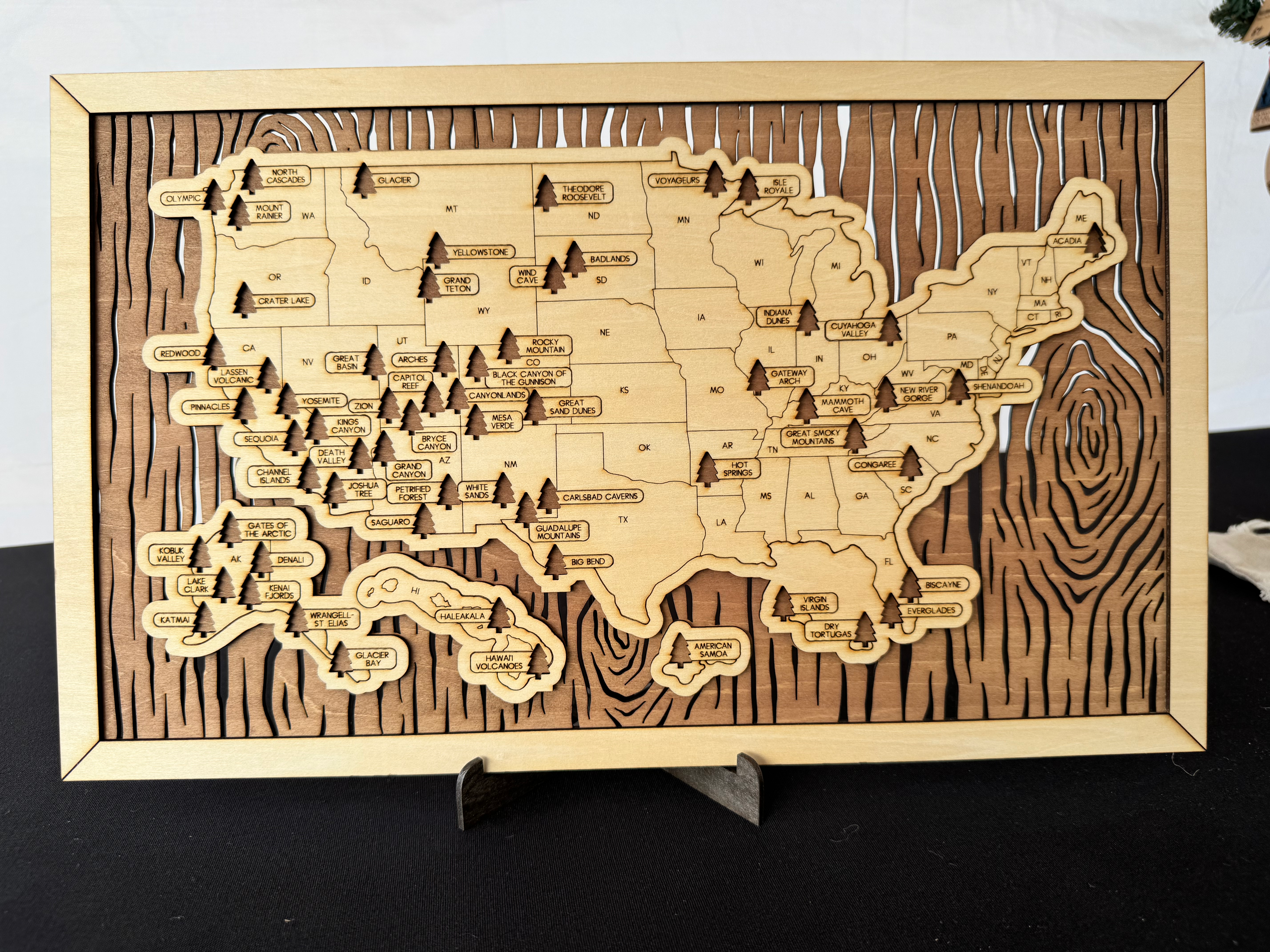 U.S. National Parks Map | Trees