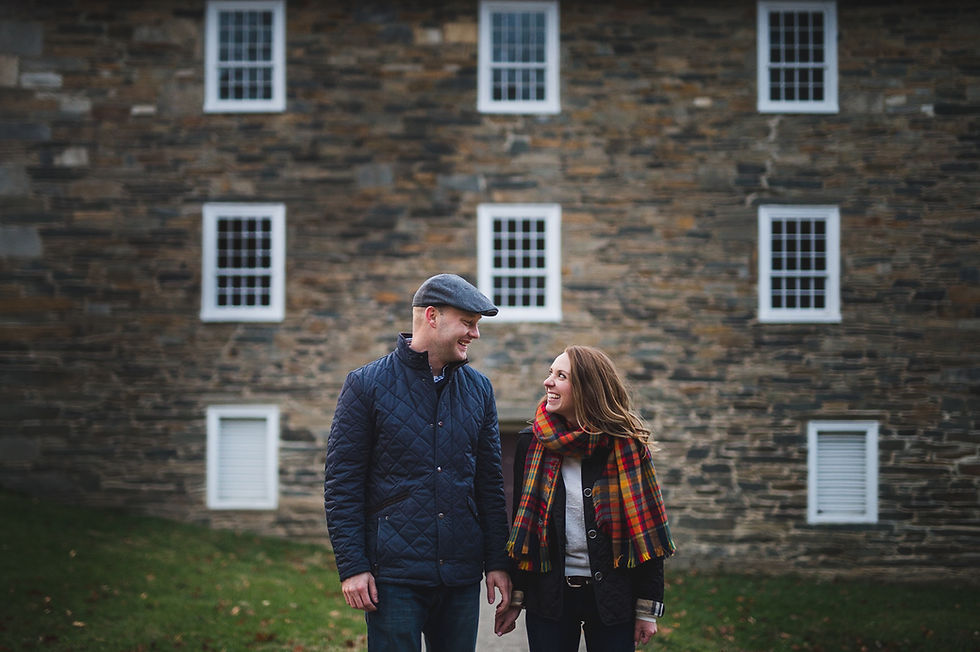 Chris + Maggie Rock Creek Engagement Session Washington D.C. — photograph 4