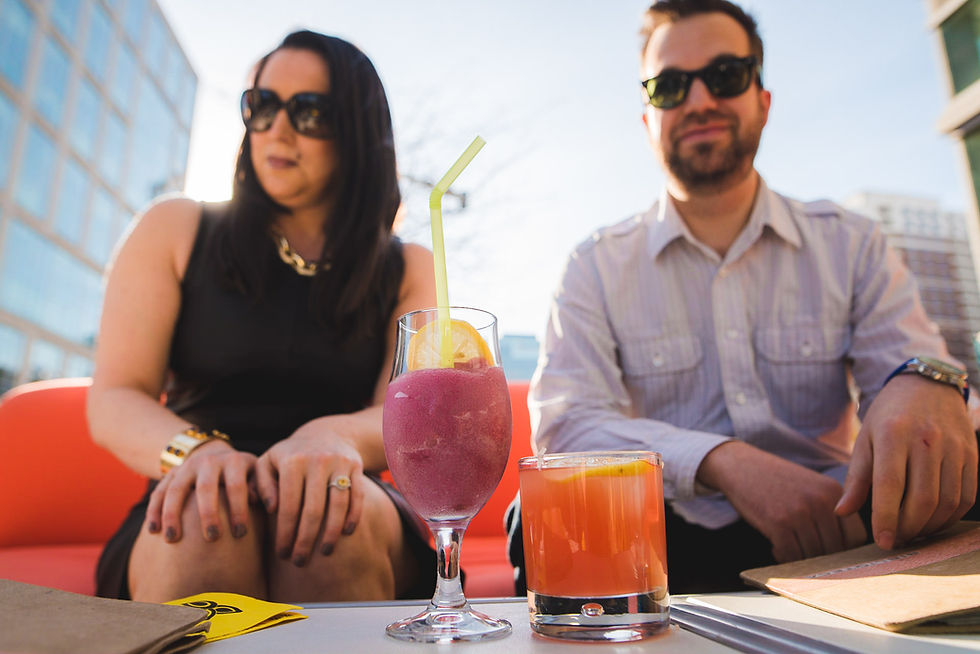 Creative Engagement Photographer Story: A Unique Taco Tour Engagement Session Washington DC — photograph 4