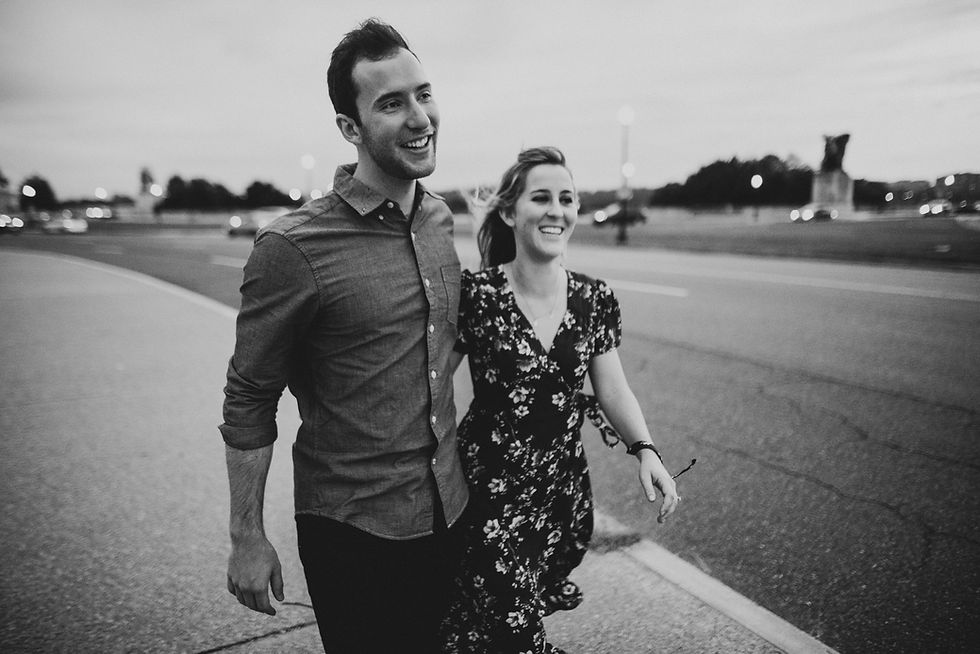 Jon + Molly || Lincoln Memorial Documentary Engagement Session — photograph 16