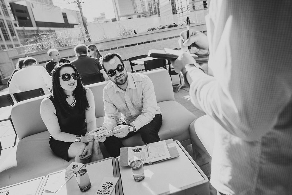 Creative Engagement Photographer Story: A Unique Taco Tour Engagement Session Washington DC — photograph 3