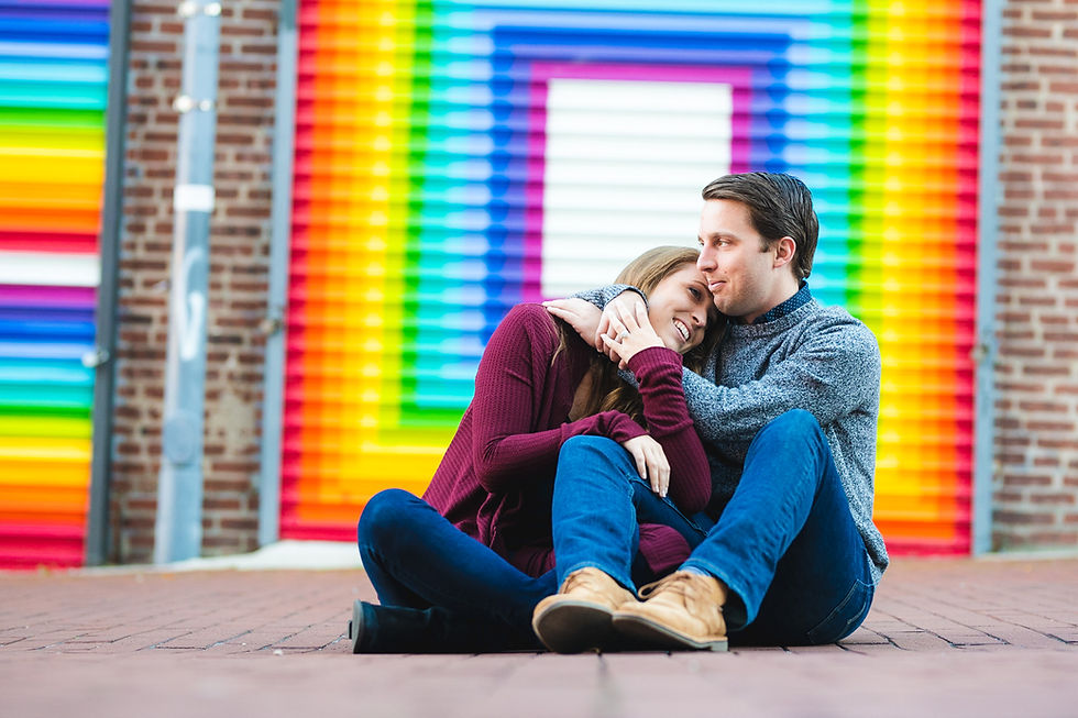 Fun and Quirky Blagden Alley Engagement Session — photograph 8