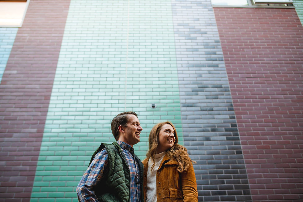 Fun and Quirky Blagden Alley Engagement Session — photograph 14